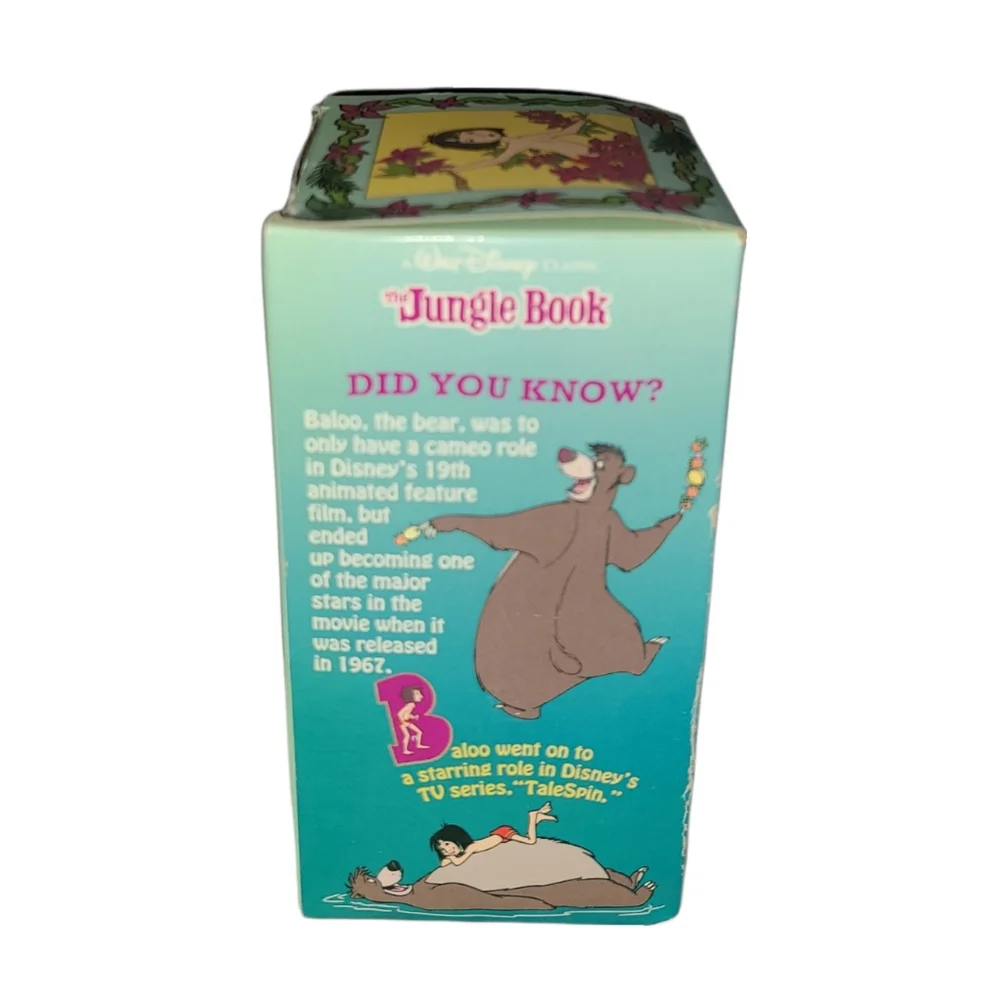 🐒 Vintage 1994 Disney Burger King The Jungle Book Collector Series Glass in Box